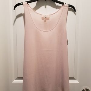 Sheer pink tank